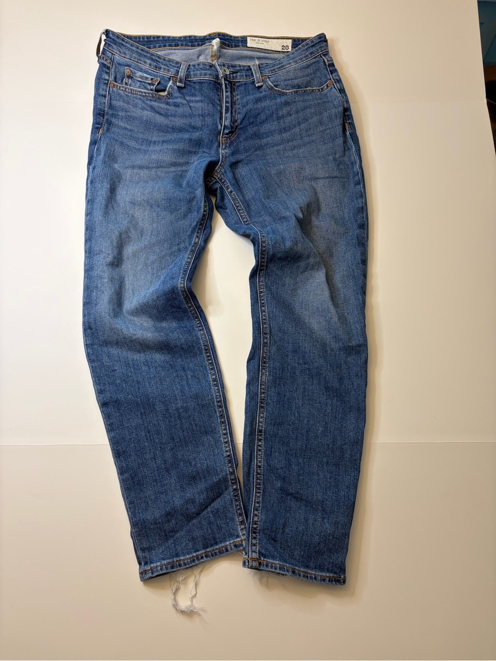 Rag & Bone Dre Low-Rise Slim Boyfriend Jeans Size 28